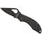 Spyderco 2024 Spyderco Robin 2 Black Stainless Black Blade Plain SPY-BY10BKP2 - alternate 2